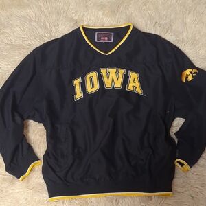 Iowa Hawkeyes Franchise Club Members Windshell V-Neck Pullover Jacket